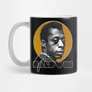 Retro James Baldwin Gold Tribute Mug